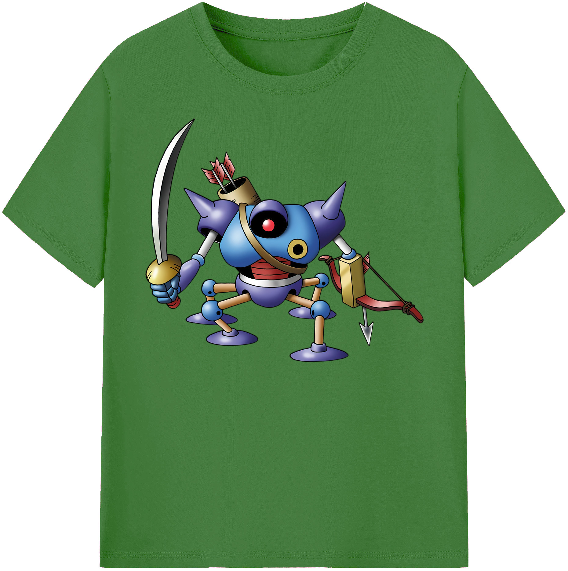 （画像用） ドラゴンクエスト Doragon Kuesuto Dragon Quest レディースカジュアルプリントTシャツ（綿100％）